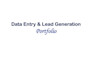 do data entry, data enrichment data cleaning market research and data collection
